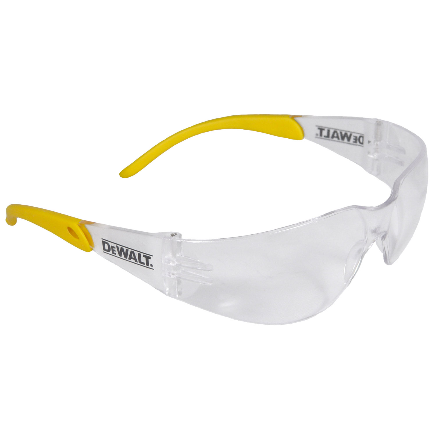 DPG54 Protector™ Safety Glass - Clear/Yellow Frame - Clear Lens - Clear Lens